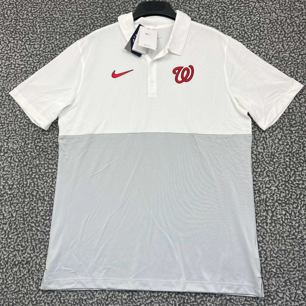Nike Nike Dri-Fit Polo Shirt L Washington Nationals Short Sleeve Size US L / EU 52-54 / 3 - 1 Thumbnail