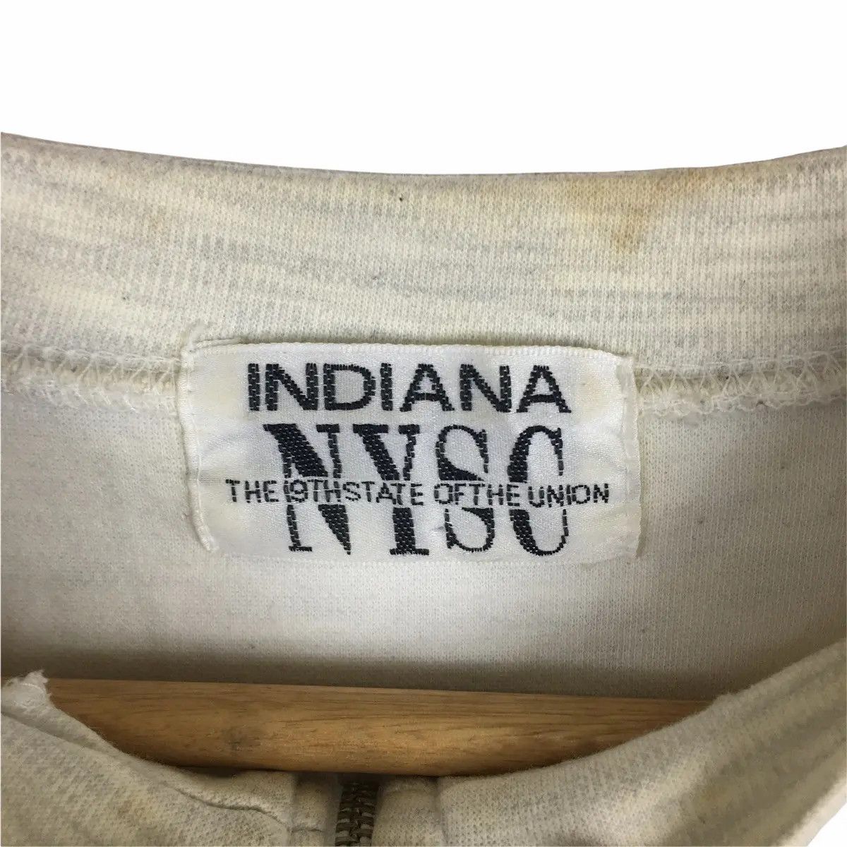 Vintage Vtg INDIANA NYSC USA Sports Collection Sweater State Union Size US L / EU 52-54 / 3 - 3 Thumbnail