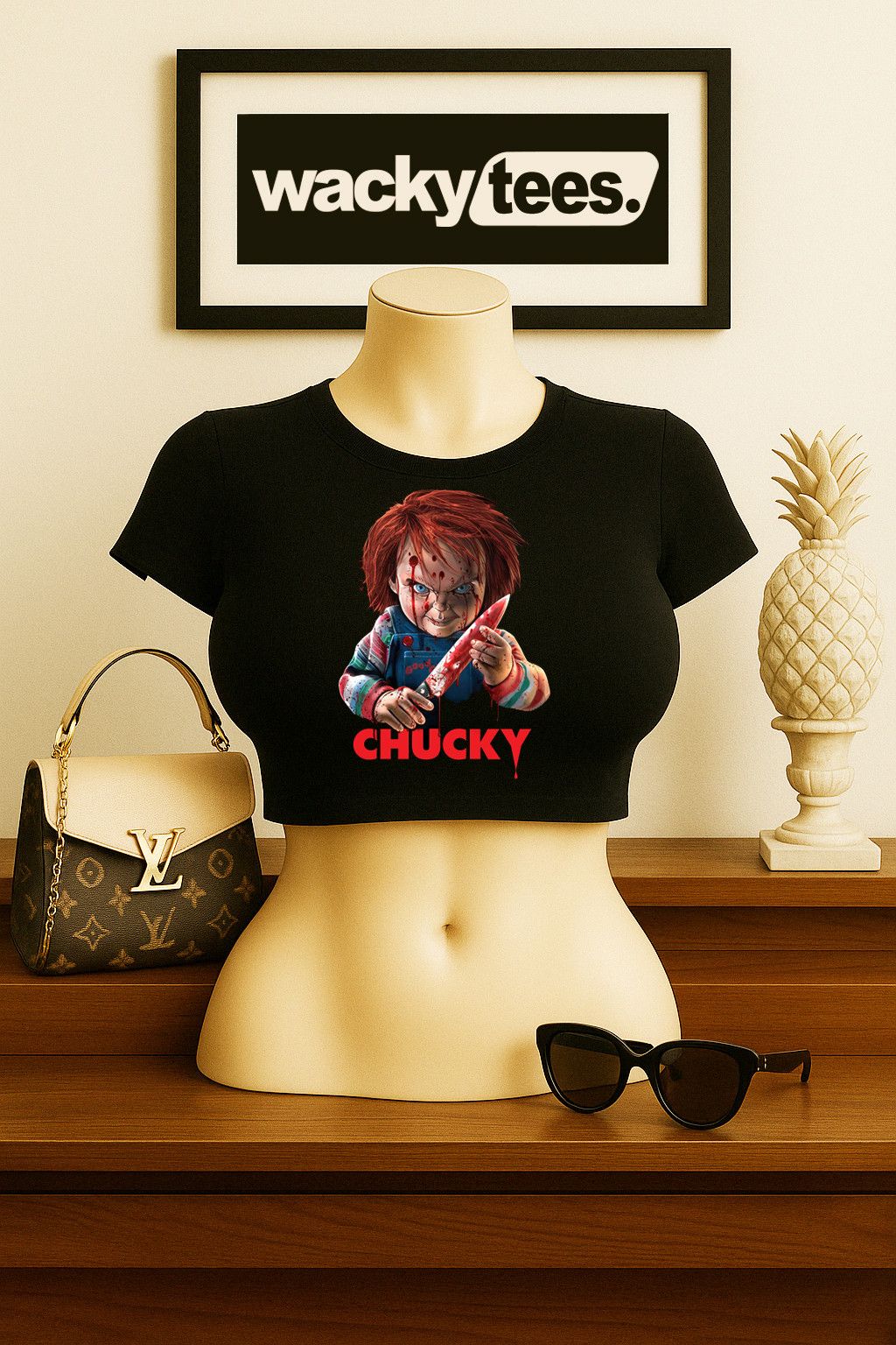 Other Chucky The Good Guy Ready To Play Horror Graphic Tee Shirt Size US L / EU 52-54 / 3 - 6 Thumbnail