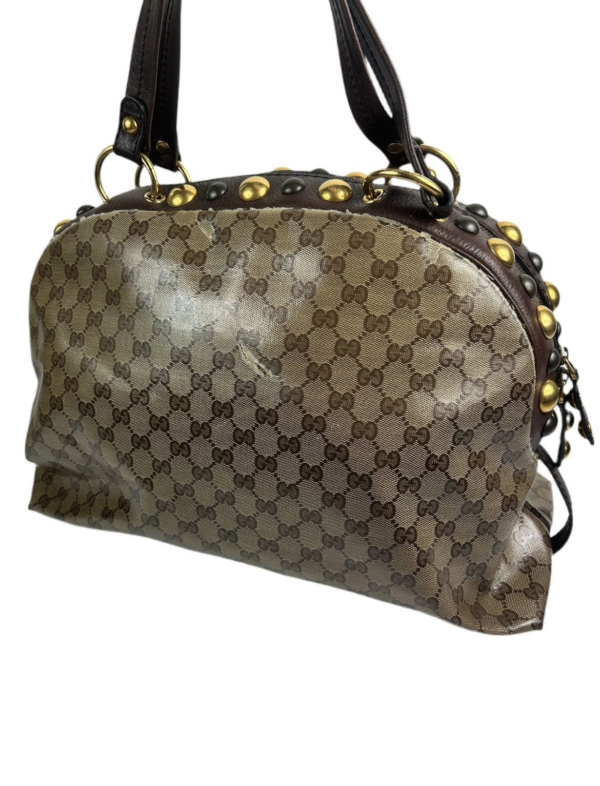 Gucci Gucci GG Crest Monogram Shoulder Bag Size ONE SIZE - 3 Thumbnail