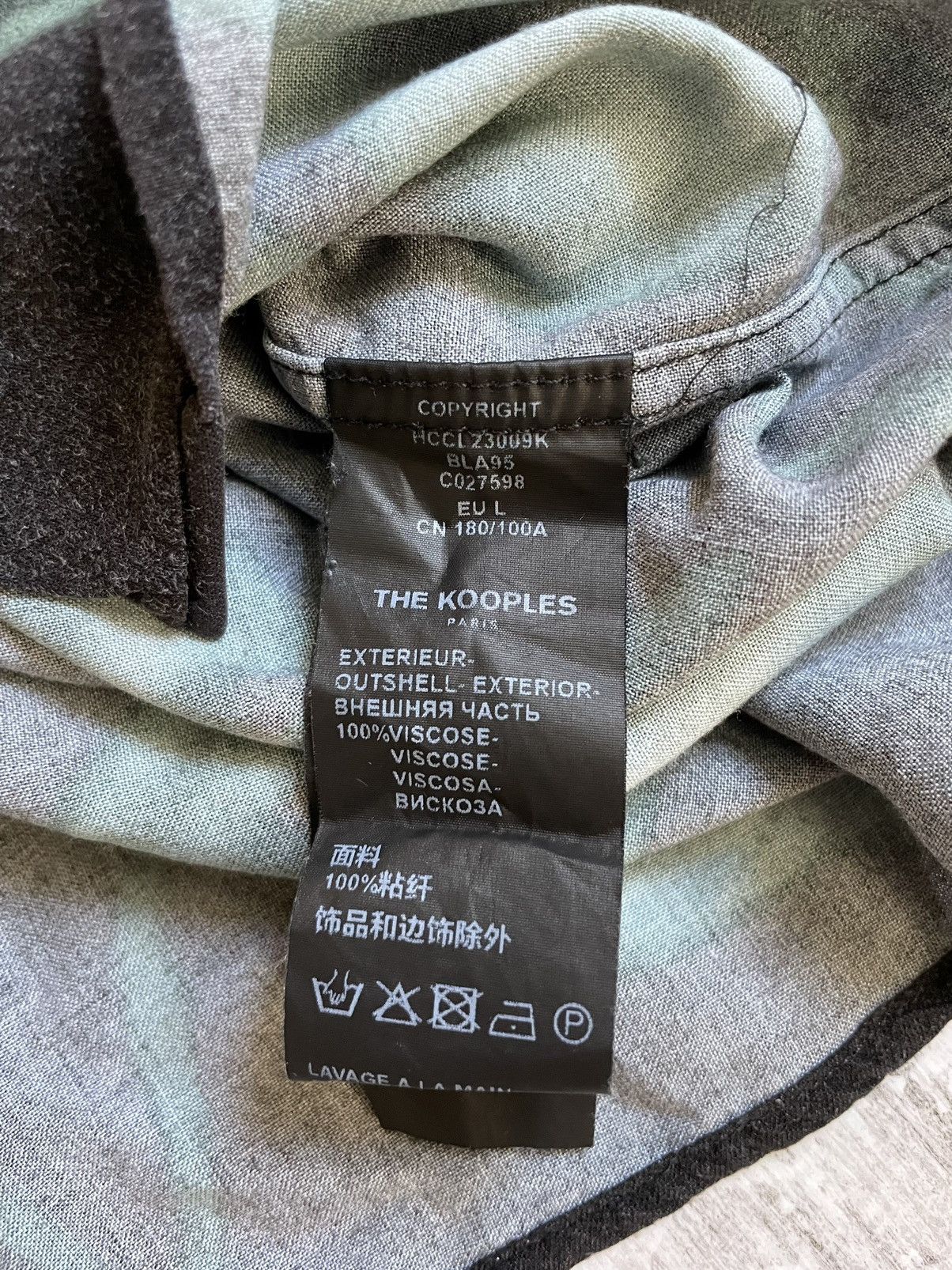 The Kooples The Kooples Blurred Rose Longsleeve Button Up Shirts Size US L / EU 52-54 / 3 - 11 Thumbnail