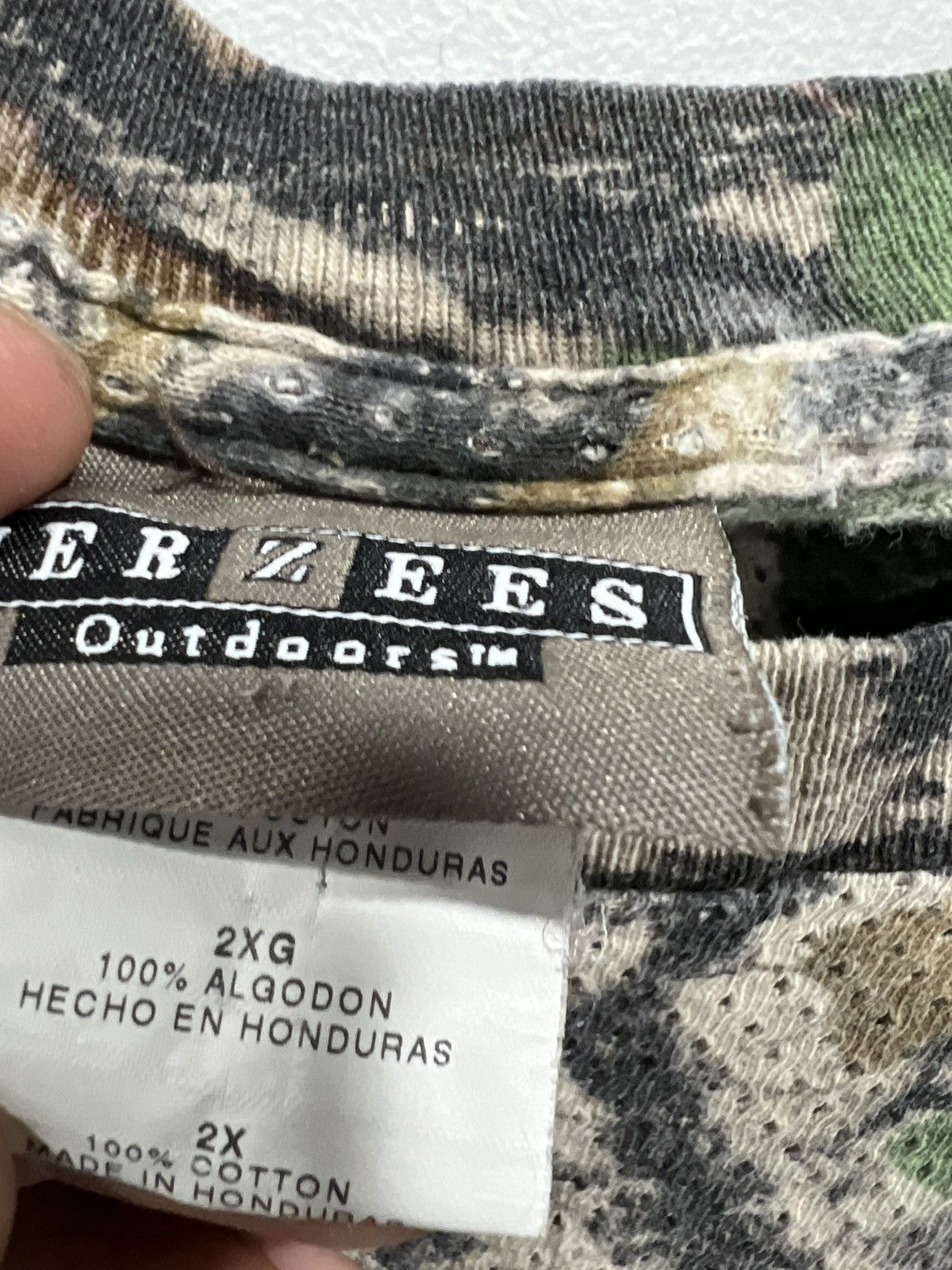Vintage Vintage Camo Mossy Oaks Longsleeve Shirt Thermal real tree Size US XL / EU 56 / 4 - 4 Thumbnail