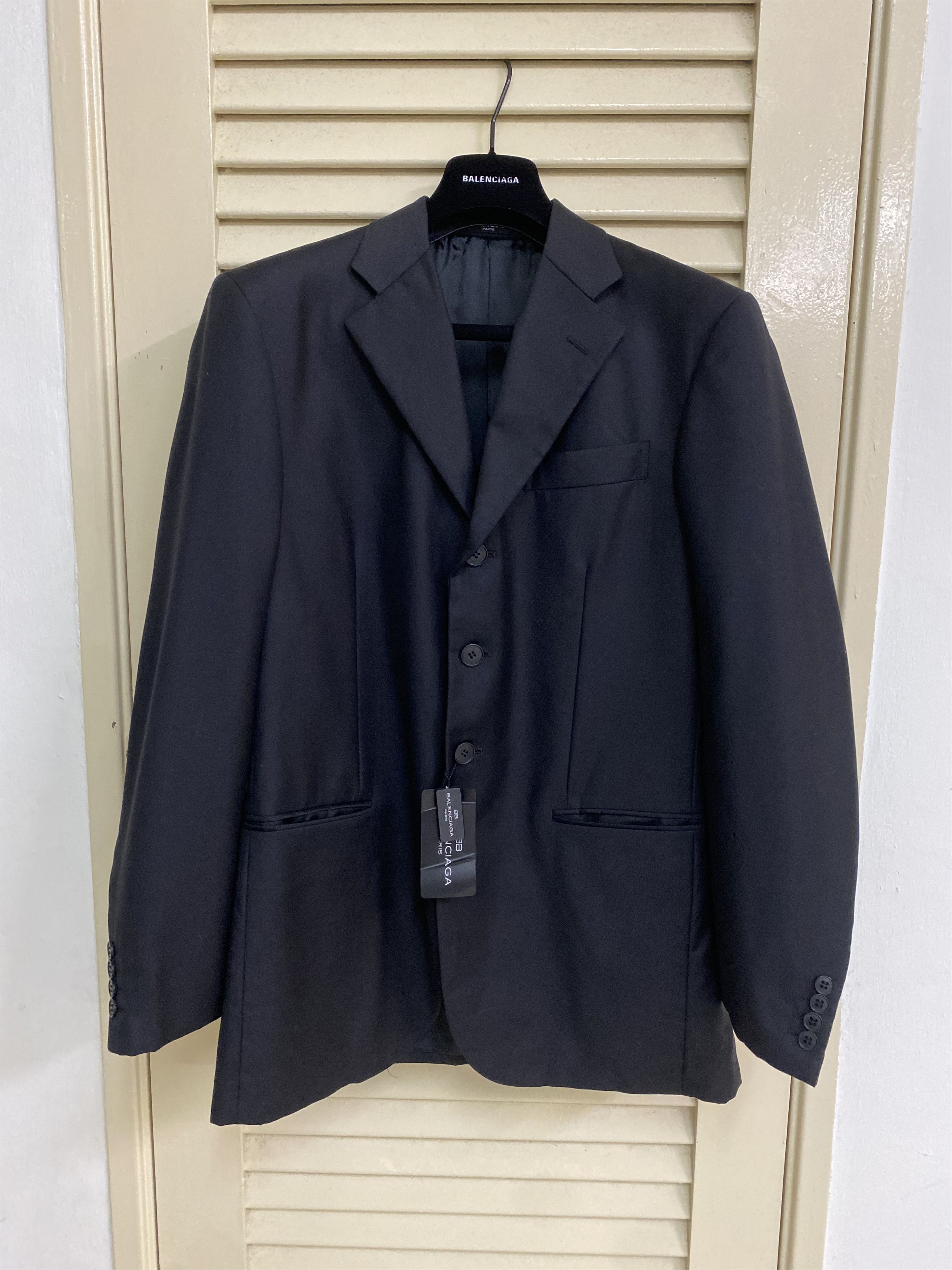 Balenciaga NWT Balenciaga Wool Single Breasted Blazer Size 40R - 1 Thumbnail
