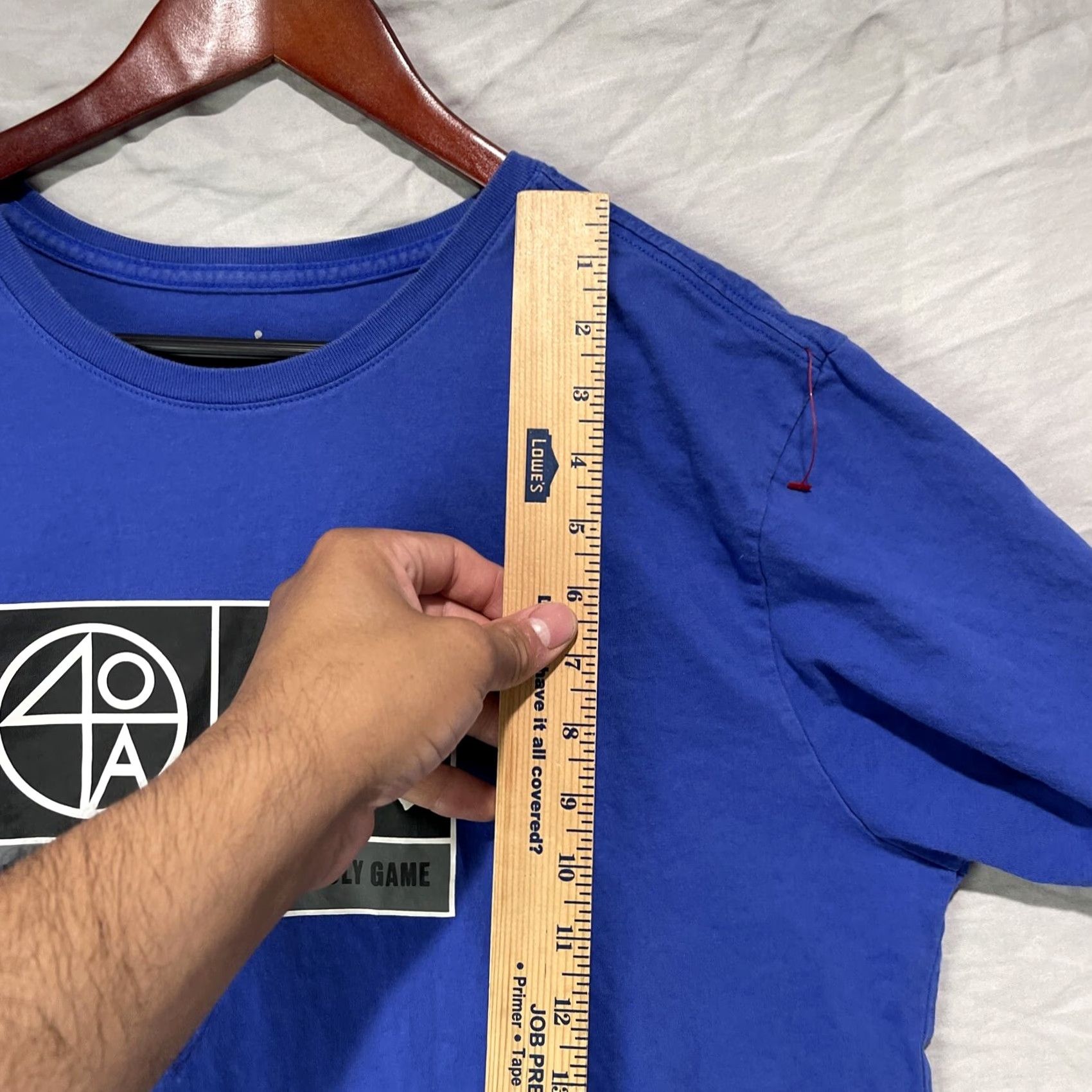 Jordan Brand Air Jordan Shirt Mens XL Blue Spike Lee 40 Acres Jumpman Basketball Movie Tee Size US XL / EU 56 / 4 - 7 Thumbnail