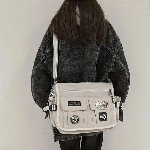 Unowned Bag Harajuku Men Nylon Crossbody Bags Size ONE SIZE - 1 Thumbnail