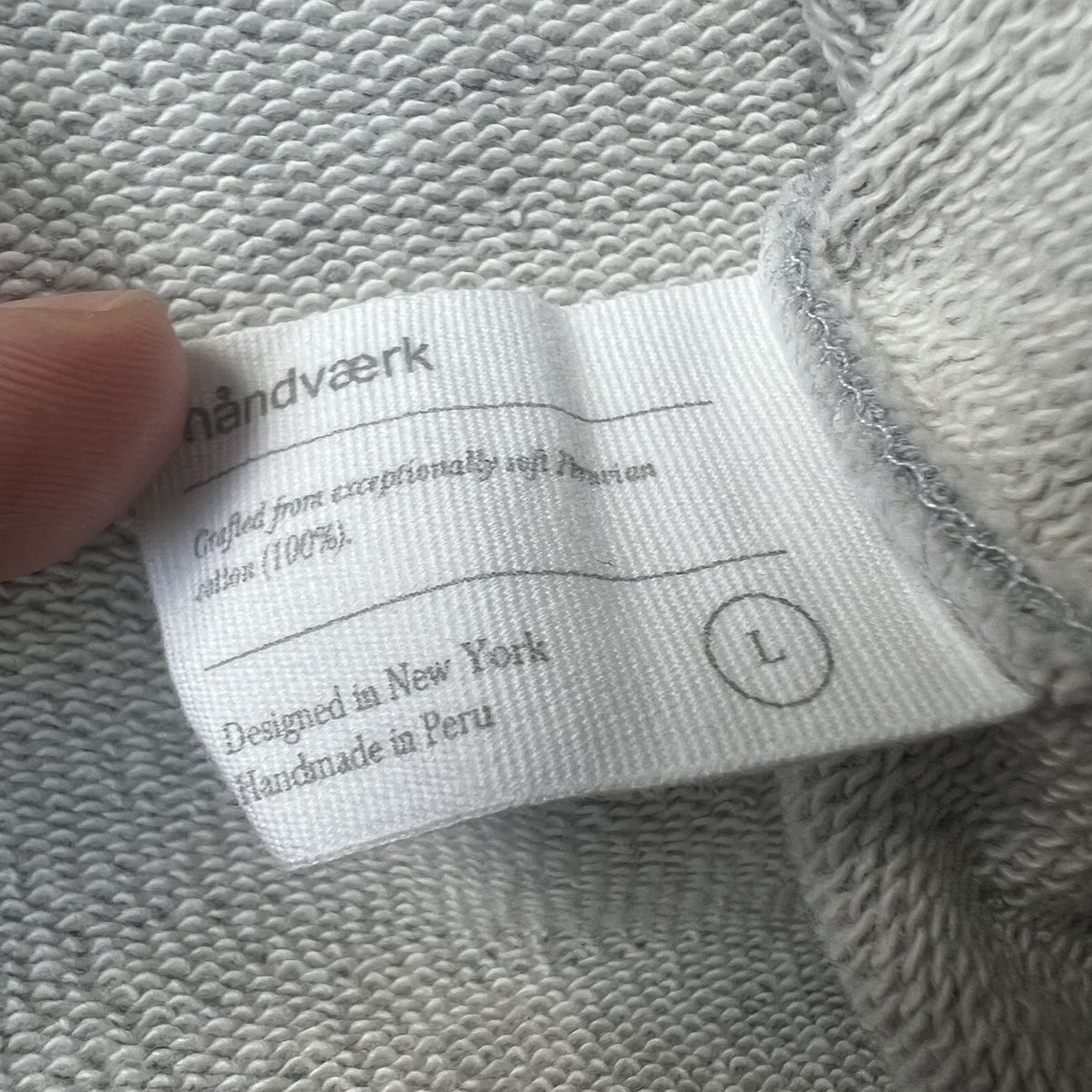 handvaerk Varsity crewneck sweatshirt Size US L / EU 52-54 / 3 - 4 Thumbnail