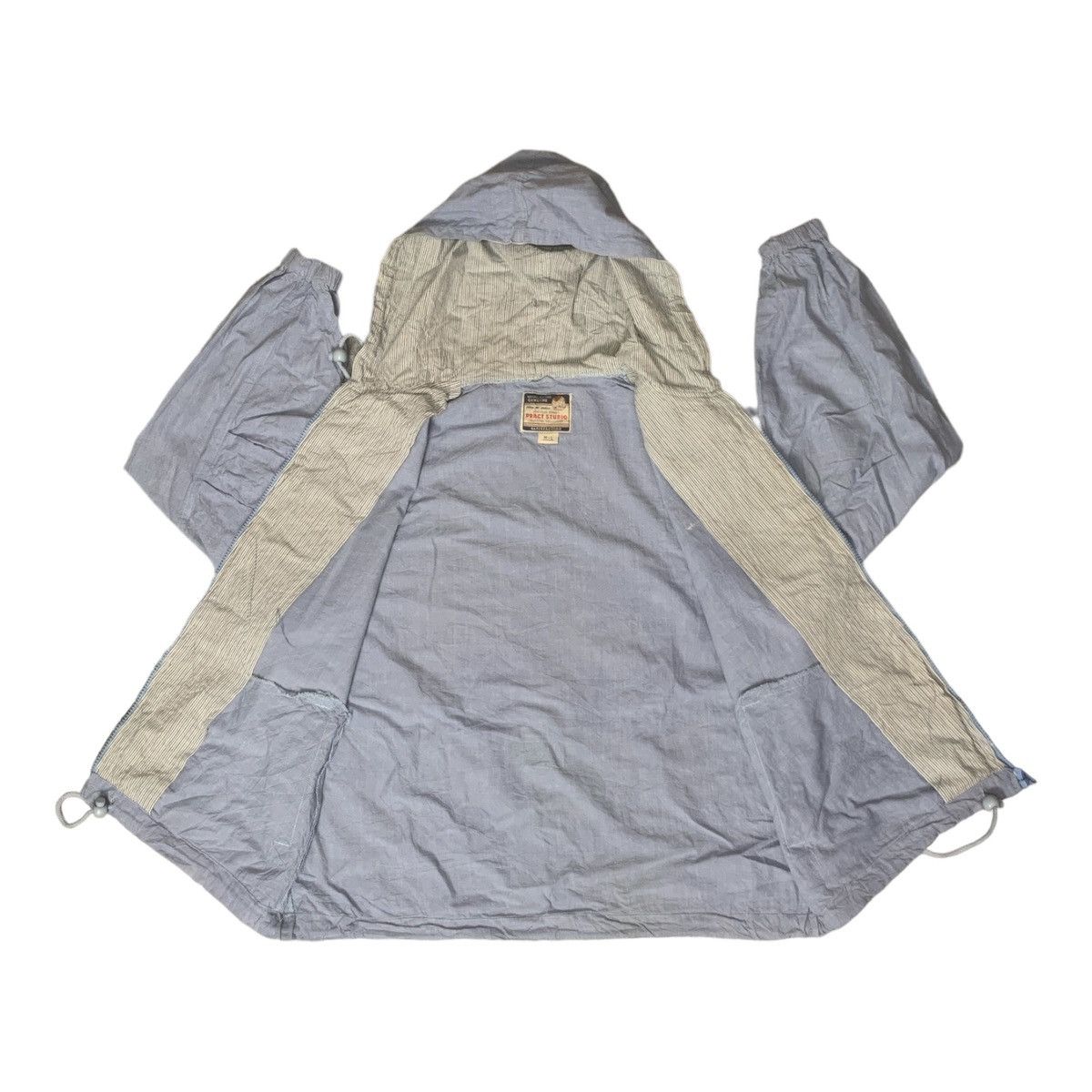Japanese Brand × Vintage Rare Design Vintage Pract Studio Zipper Jackets Size L / US 10 / IT 46 - 3 Thumbnail