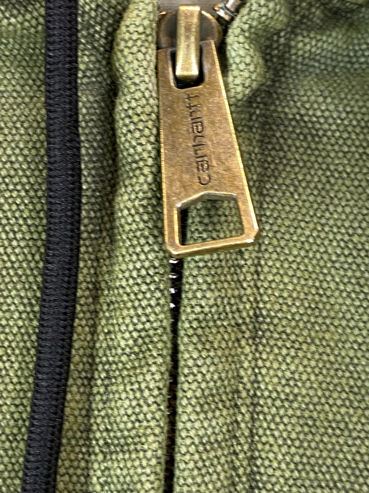 Carhartt Vintage Carhartt Green Hooded Zip Jacket Size XL Size US XL / EU 56 / 4 - 4 Thumbnail