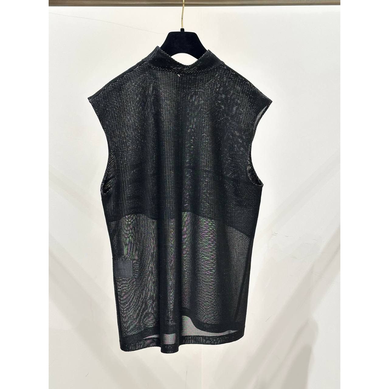 Chanel Chanel Metallic Knit Sleeveless Top - Size 50 fr Size XL / US 12-14 / IT 48-50 - 2 Thumbnail
