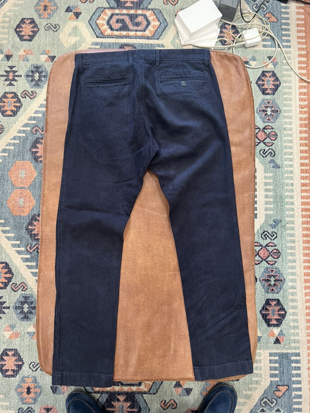 J.Crew J.Crew Men’s 484 Slim-fit Brushed Twill Pants in Navy Size US 30 / EU 46 - 3 Thumbnail