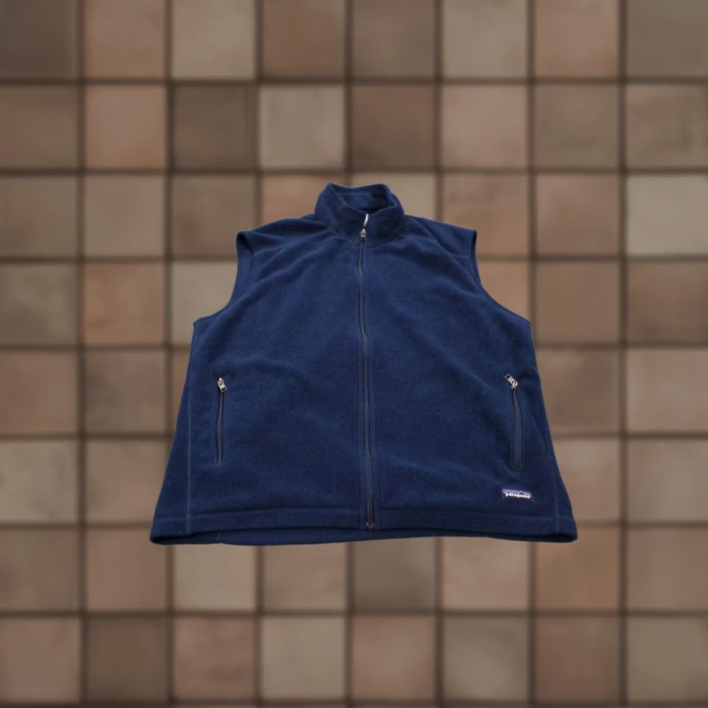 Patagonia Patagonia Vest Mens 2XL Blue Fleece Zip Pocket Windbreaker Outdoor Active Hiking Jacket Size US XXL / EU 58 / 5 - 1 Thumbnail
