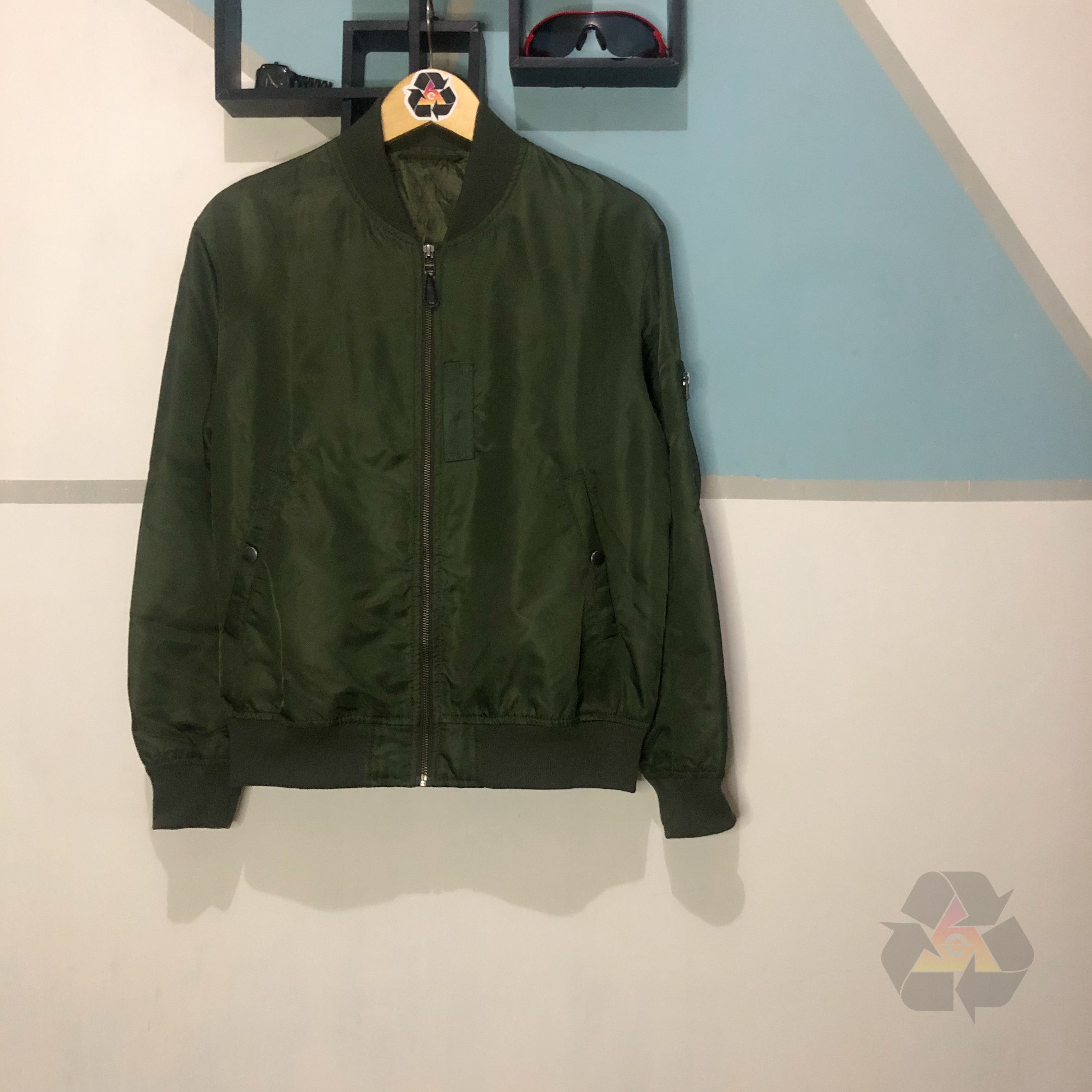 Japanese Brand × Uniqlo × Vintage Bomber GU By Uniqlo Jacket Y2K Size US M / EU 48-50 / 2 - 1 Thumbnail