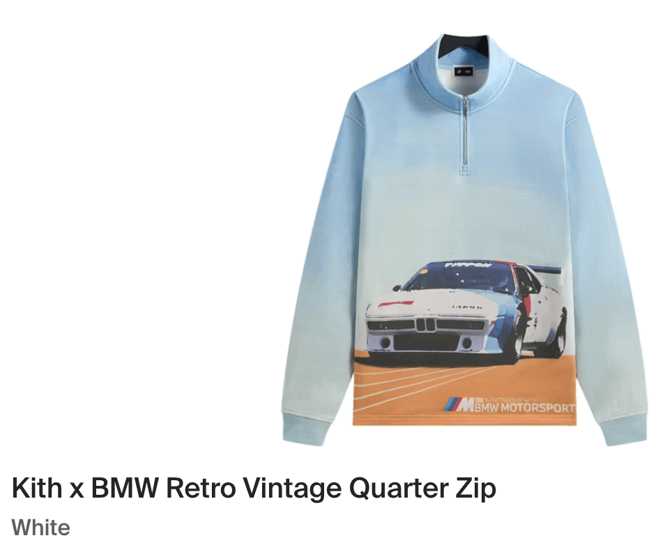 ☆ KITH x BMW M3 lifestyle crewneck コラボスウェット ☆ Kith x BMW M3 Lifestyle Crewneck Black メンズ - FW20 - JP