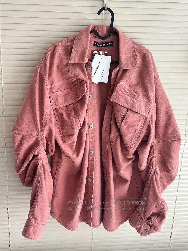 Y/Project Y/PROJECT Size S Workwear pleated shirt Size US S / EU 44-46 / 1 - 3 Thumbnail
