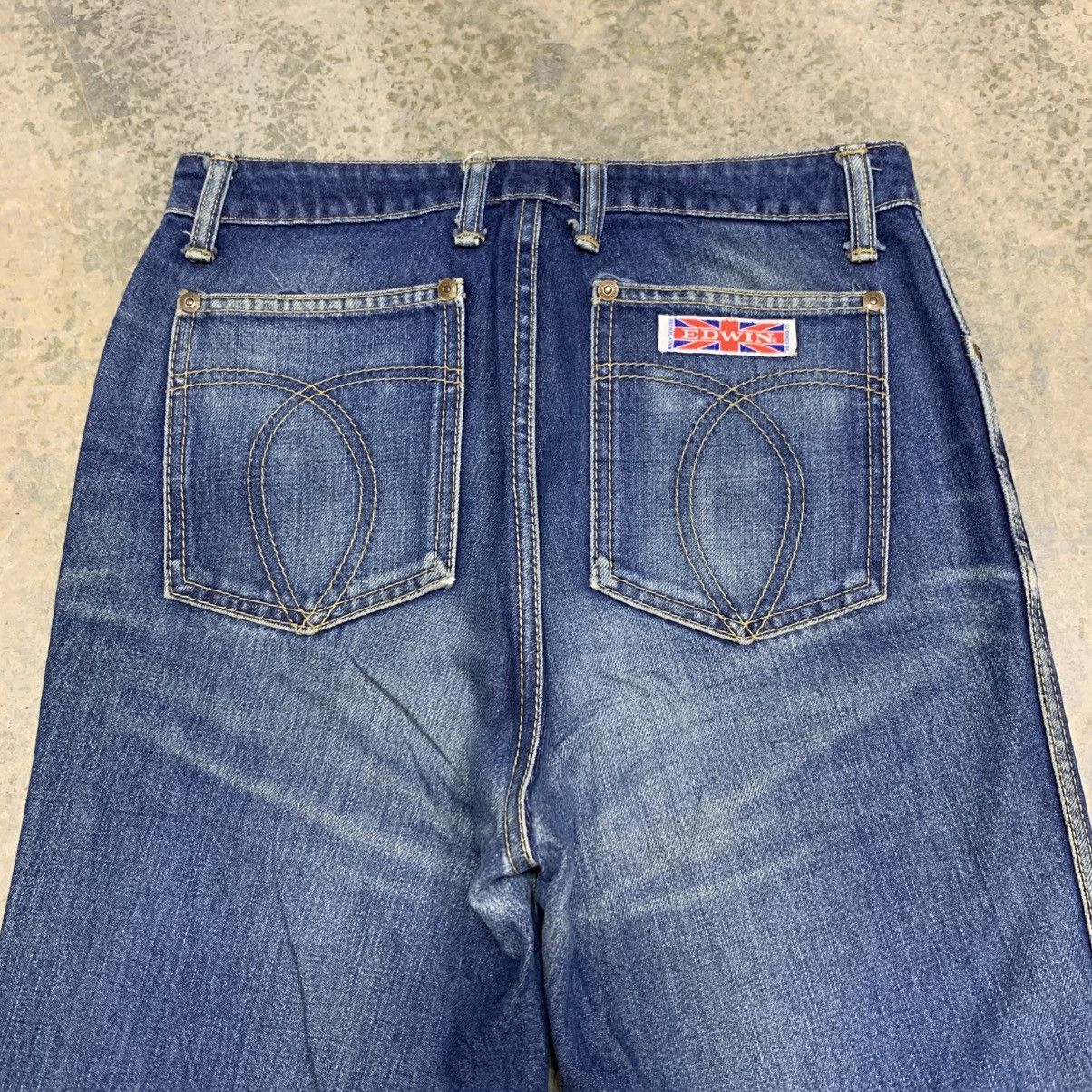 Edwin Vintage Edwin Union Jack Patch Clawmark Fade Jeans Size US 28 / EU 44 - 11 Thumbnail