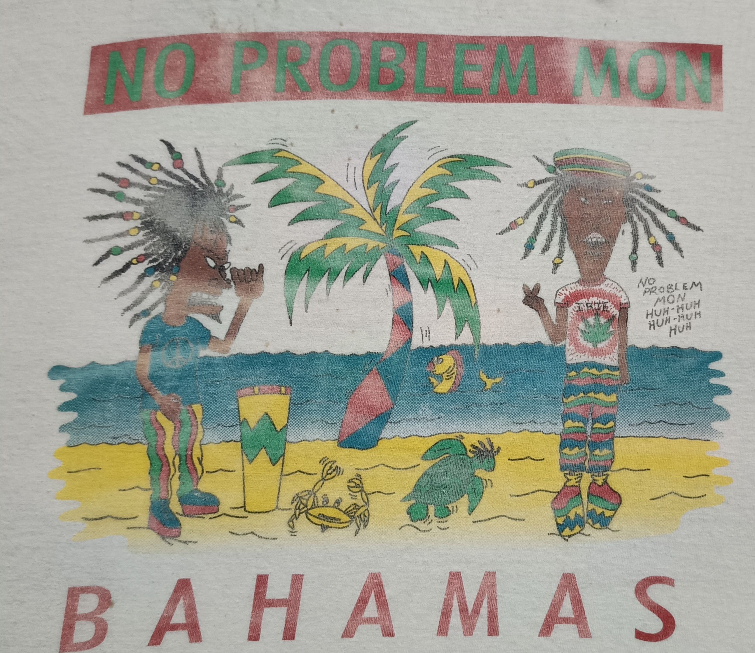 Band Tees 🔥🔥 Rare Vintage Beavis and Butt-Head Bahamas Rasta Tee Size US L / EU 52-54 / 3 - 3 Thumbnail