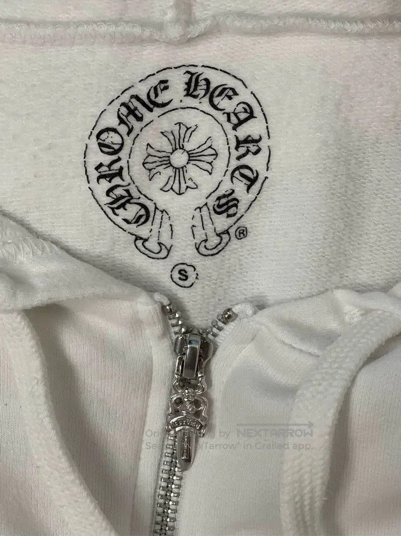 Chrome Hearts Chrome Hearts White Flame Zip-Up Hoodie- Size US S / EU 44-46 / 1 - 5 Thumbnail