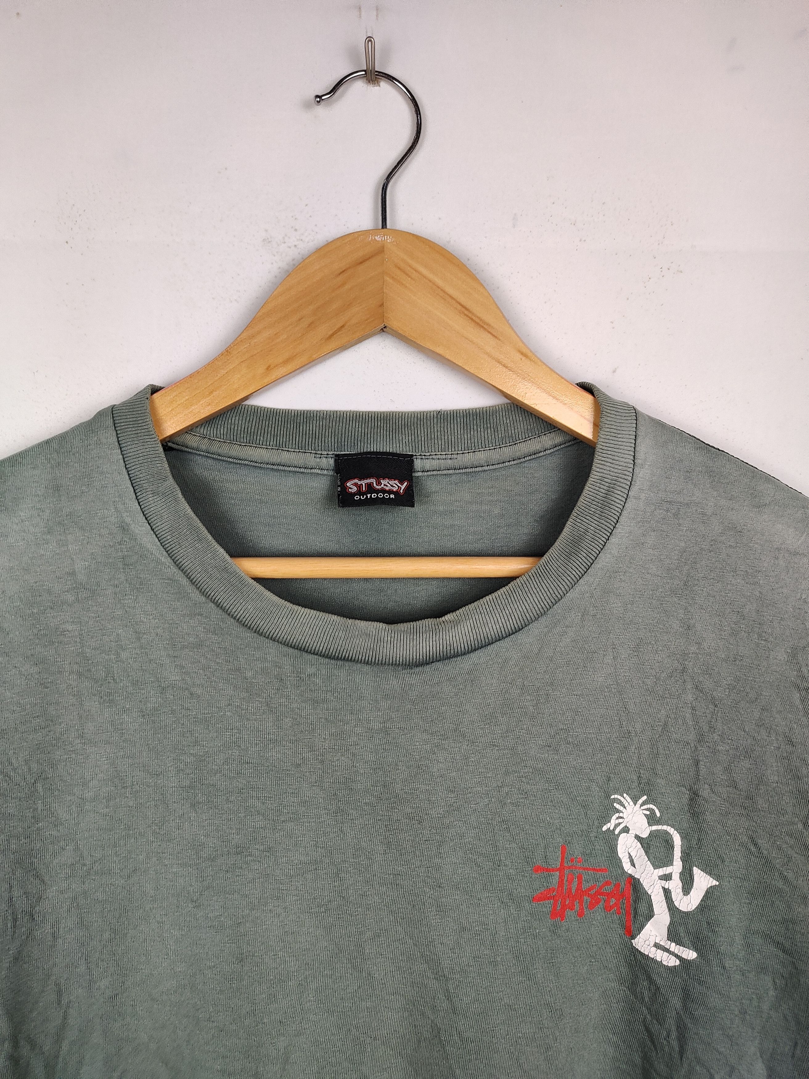 Stussy × Vintage Vintage Stussy Saxophone Dreadlock Man Shirt Size US M / EU 48-50 / 2 - 3 Thumbnail
