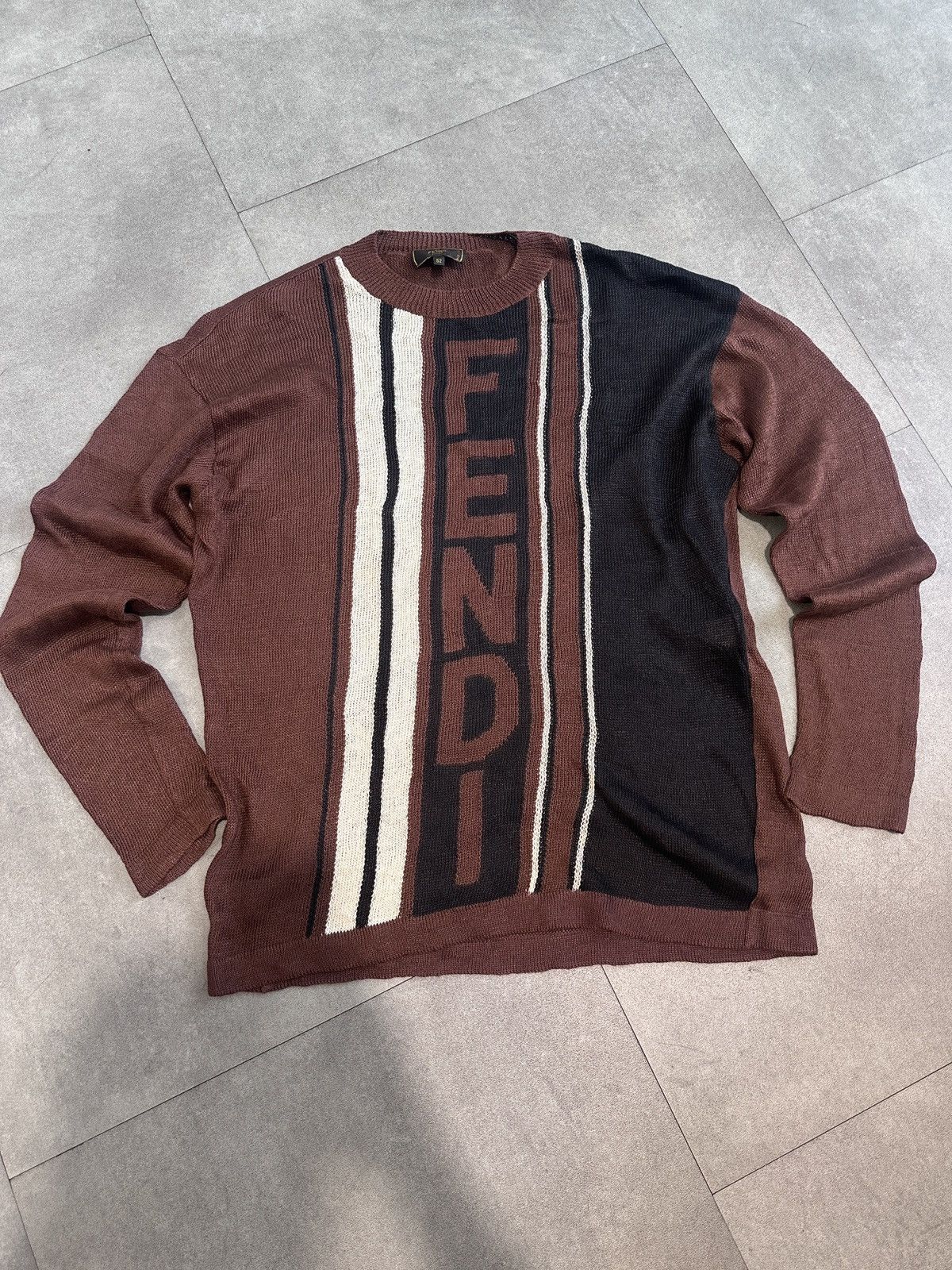 Fendi Vintage Fendi jumper/Sweater Size US L / EU 52-54 / 3 - 2 Thumbnail