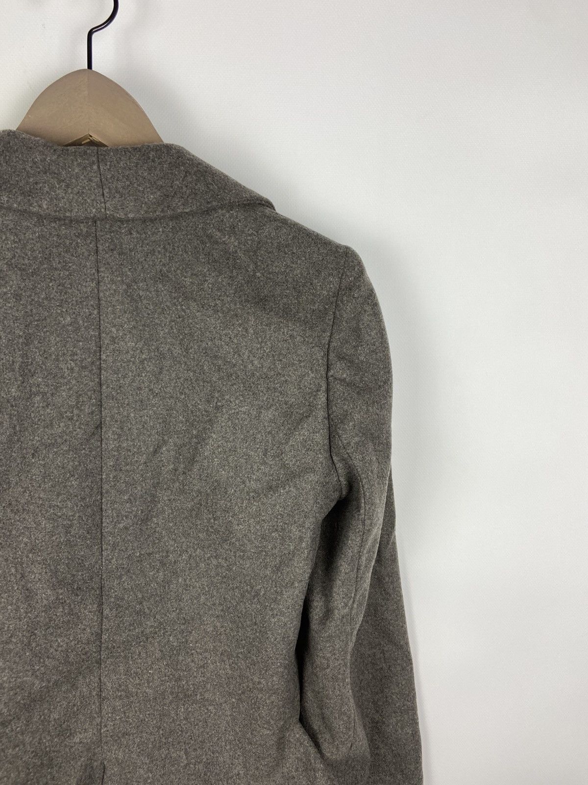Designer × Haider Ackermann HAIDER ACKERMANN Asymmetrical Wool Gray Women Blazer Jacket Size XS / US 0-2 / IT 36-38 - 19 Thumbnail