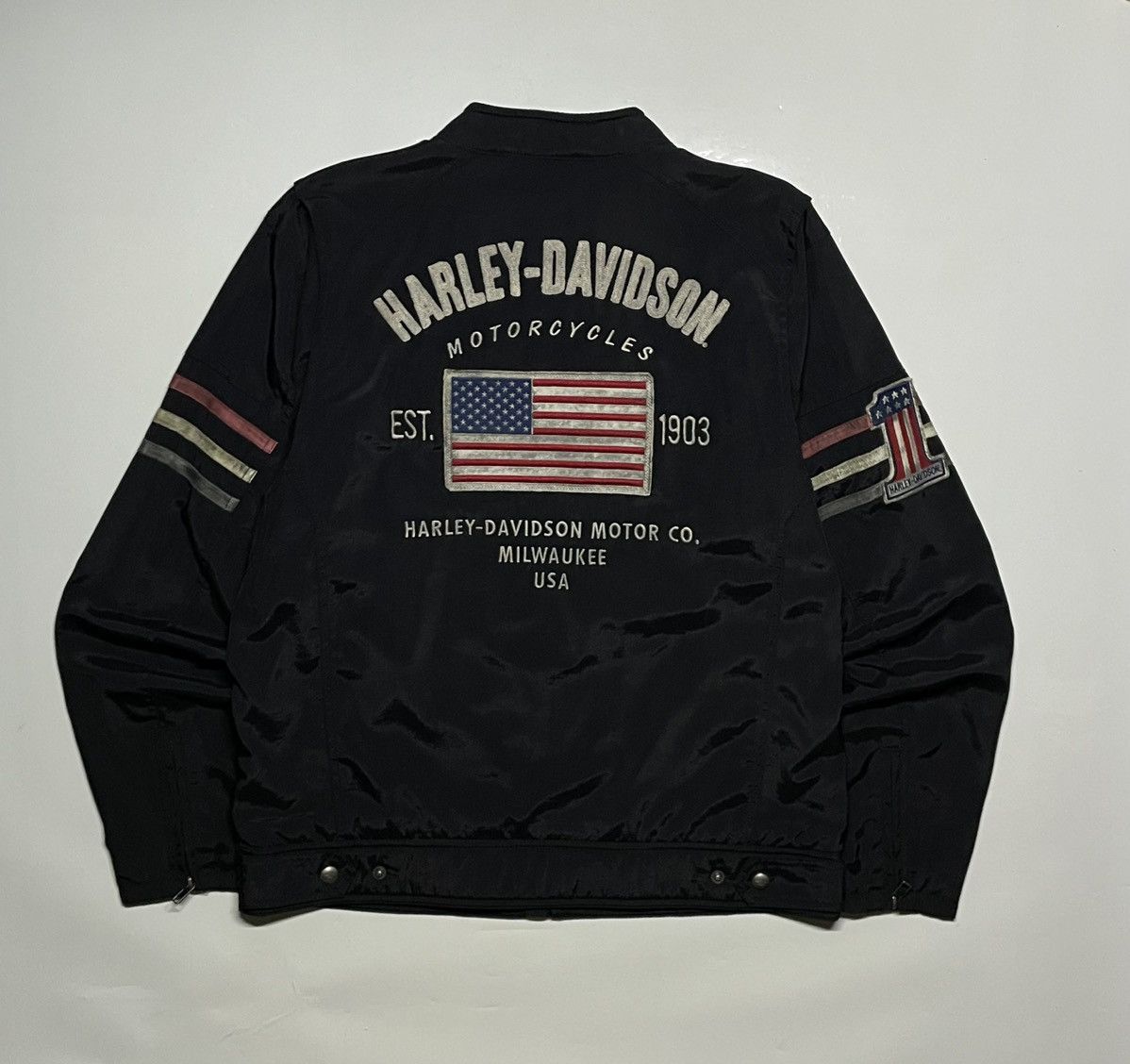 Harley Davidson × Vintage Harley Davidson Colton Motorcycle Casual Canvas jacket Size US L / EU 52-54 / 3 - 1 Thumbnail