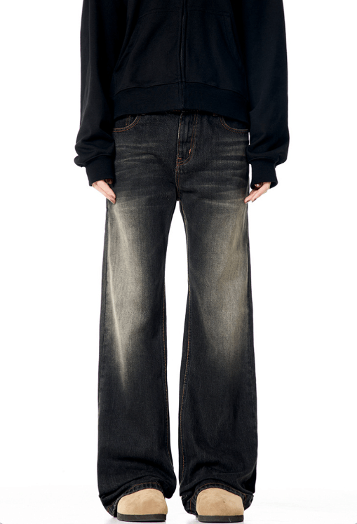 Japanese Brand × Jean American men's heavy-duty retro wide-leg bootcut jeans Size US 32 / EU 48 - 1 Thumbnail