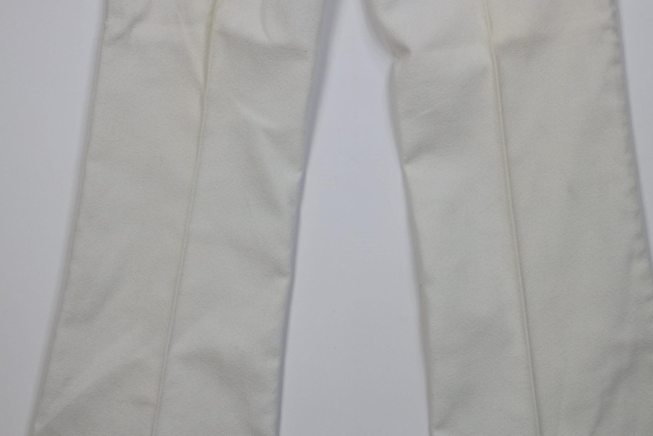 Levi's Vintage 70s Levis Knit Bell Bottoms Chino Pants White USA Size US 30 / EU 46 - 12 Thumbnail