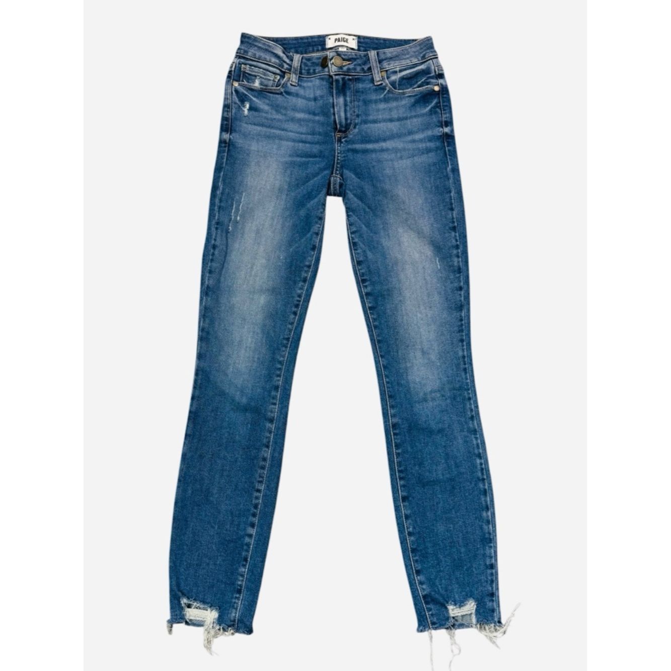 Paige Paige Verdugo Ankle Jeans In Flo Destructed Size 25 Size 25" / US 0 / IT 36 - 2 Thumbnail