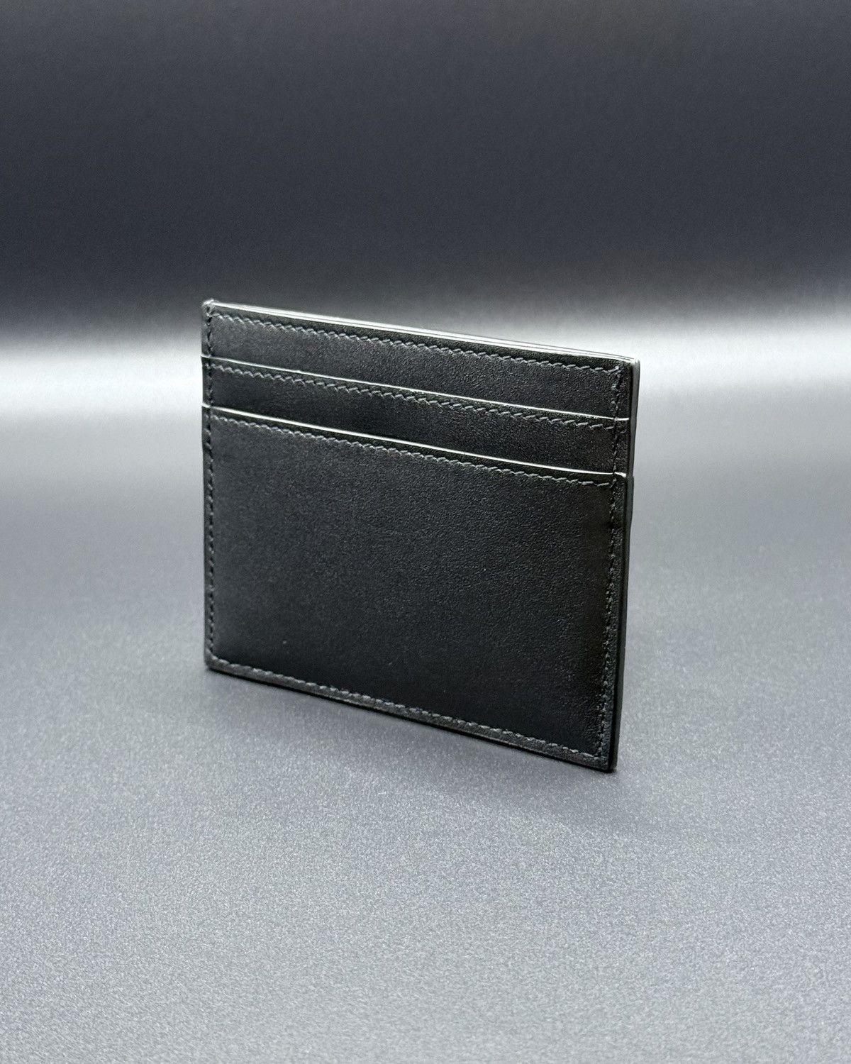 Saint Laurent Paris Saint Laurent Studded Leather Card Holder Black Size ONE SIZE - 2 Thumbnail