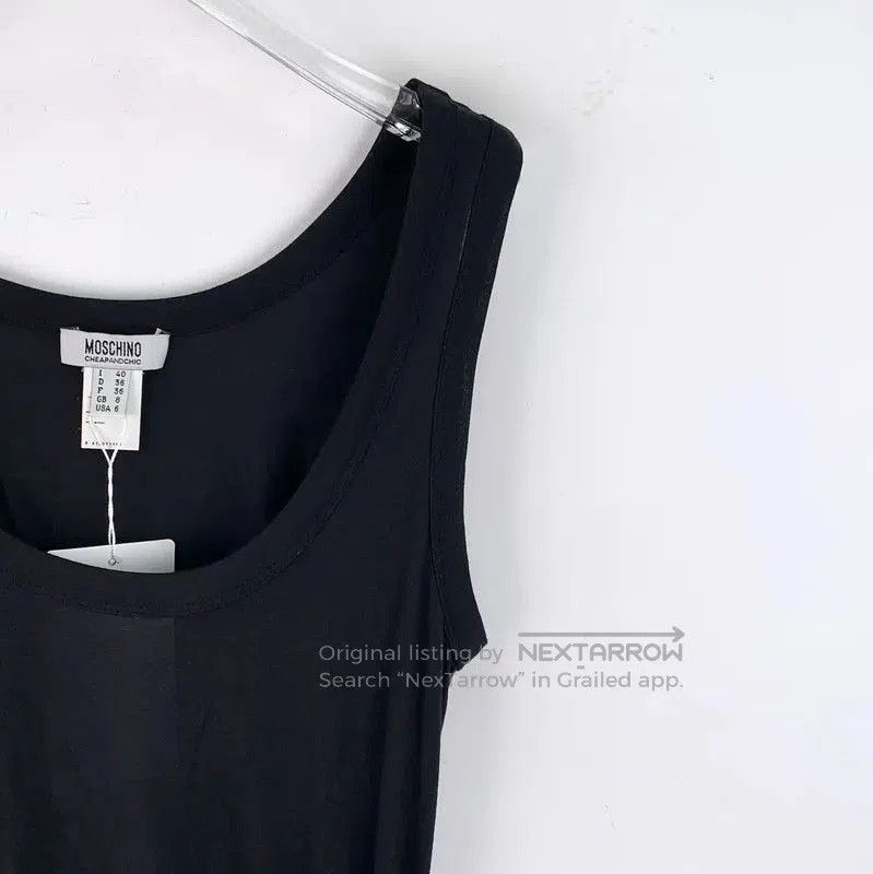 Moschino Moschino Black Silk Dress with Embellishment . Size M / US 6-8 / IT 42-44 - 3 Thumbnail