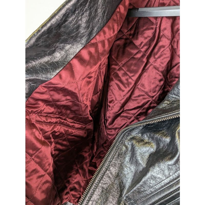 Dries Van Noten o1rshd1 Vintage Lodz Leather Biker Jacket in Black Size US M / EU 48-50 / 2 - 13 Thumbnail