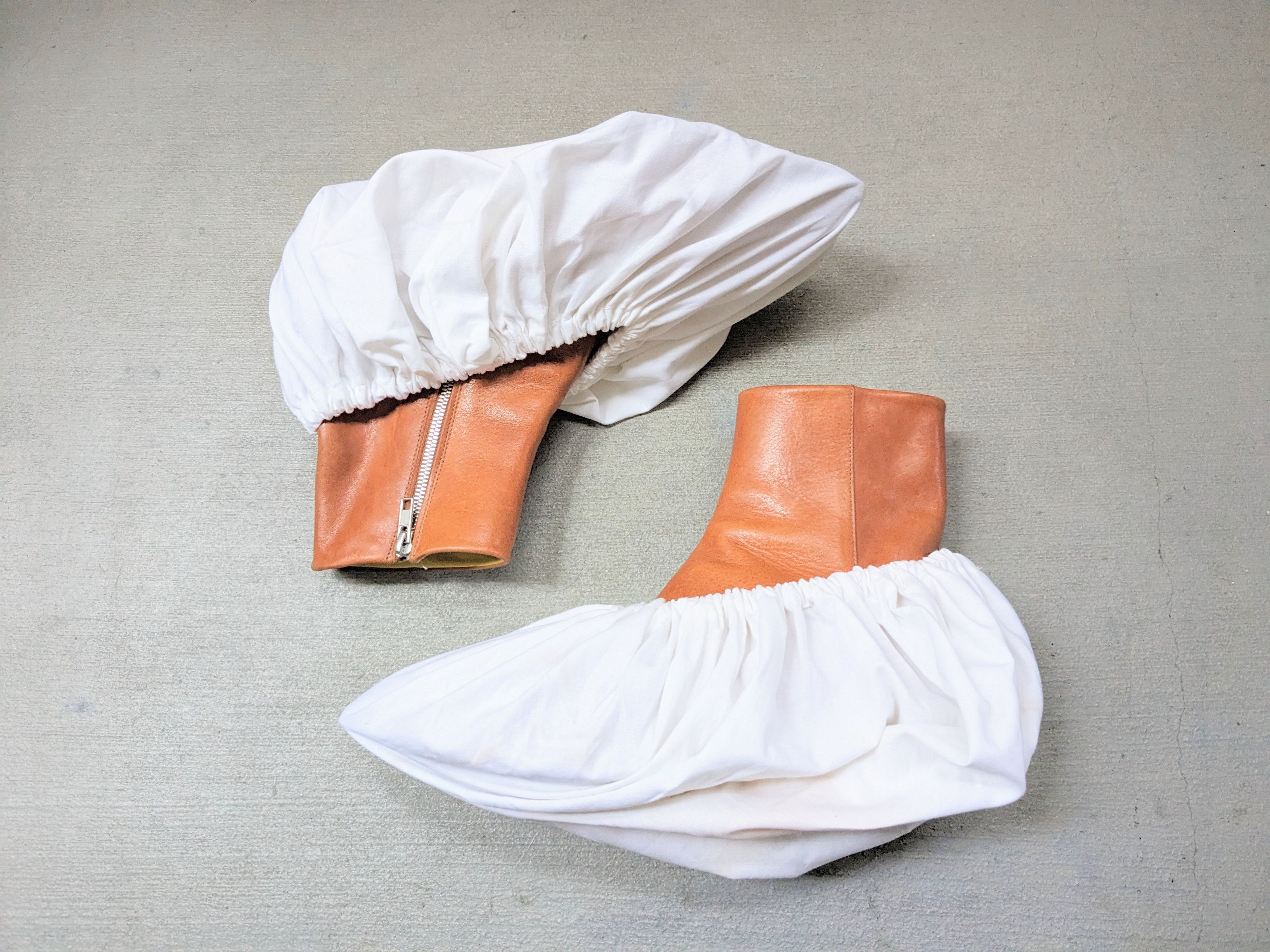 Maison Margiela Maison Margiela Side Zip Boots Brown 10 43 Leather Tan Size US 10 / EU 43 - 22 Thumbnail