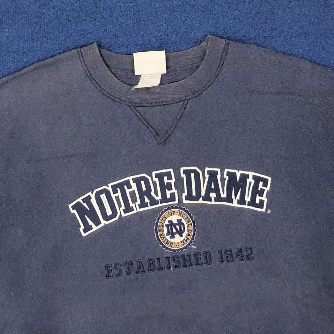 Lee Vintage Lee Notre Dame University College Sweatshirt C250N12 Size US XXL / EU 58 / 5 - 2 Thumbnail