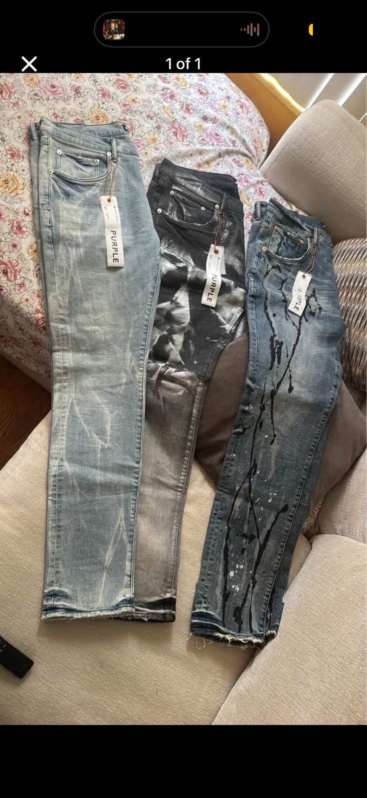 Purple Brand Purple Jeans Sz36. (x3 pairs) Size US 36 / EU 52 - 1 Preview