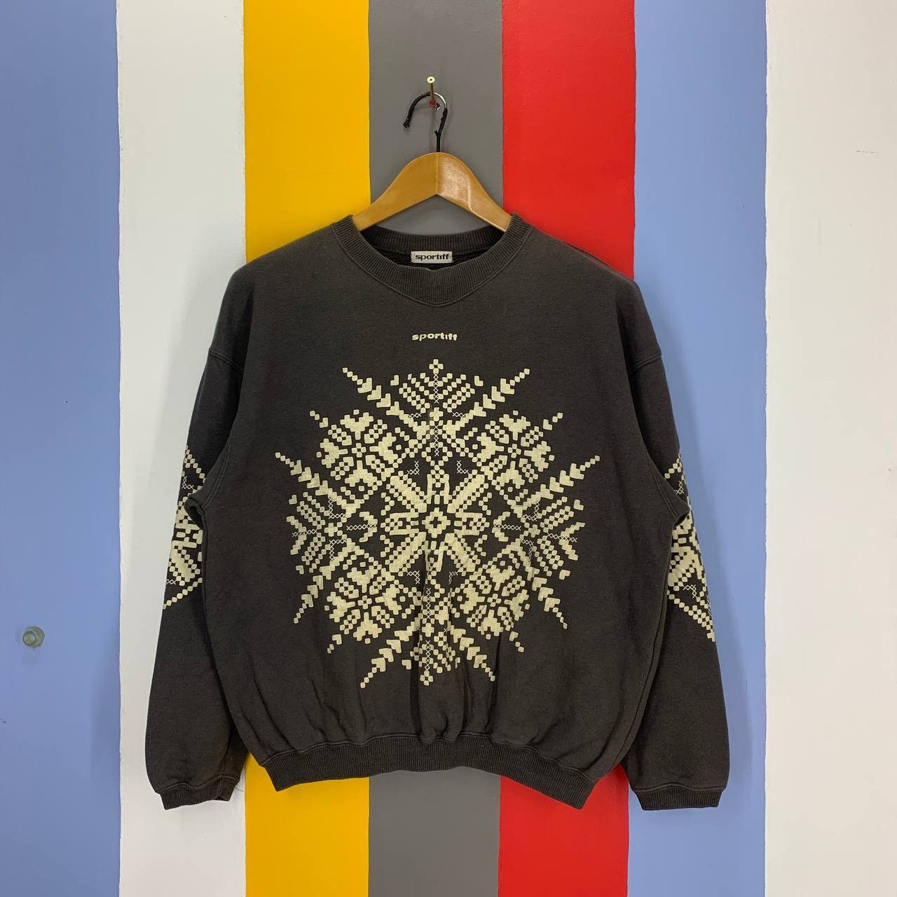 Sportif SPORTIFF Made In Japan Nice Design Sweatshirt #2412-13x Size US M / EU 48-50 / 2 - 1 Thumbnail
