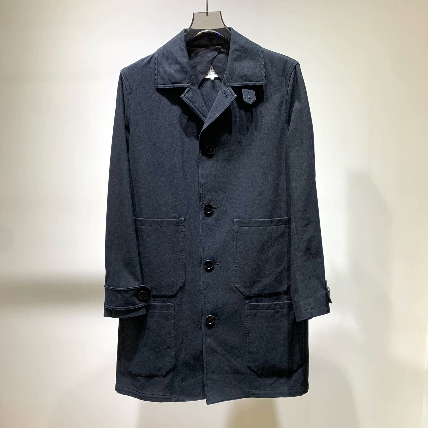 Maison Margiela Maison Margiela Blue Coat 46 Women Size L / US 10 / IT 46 - 1 Thumbnail