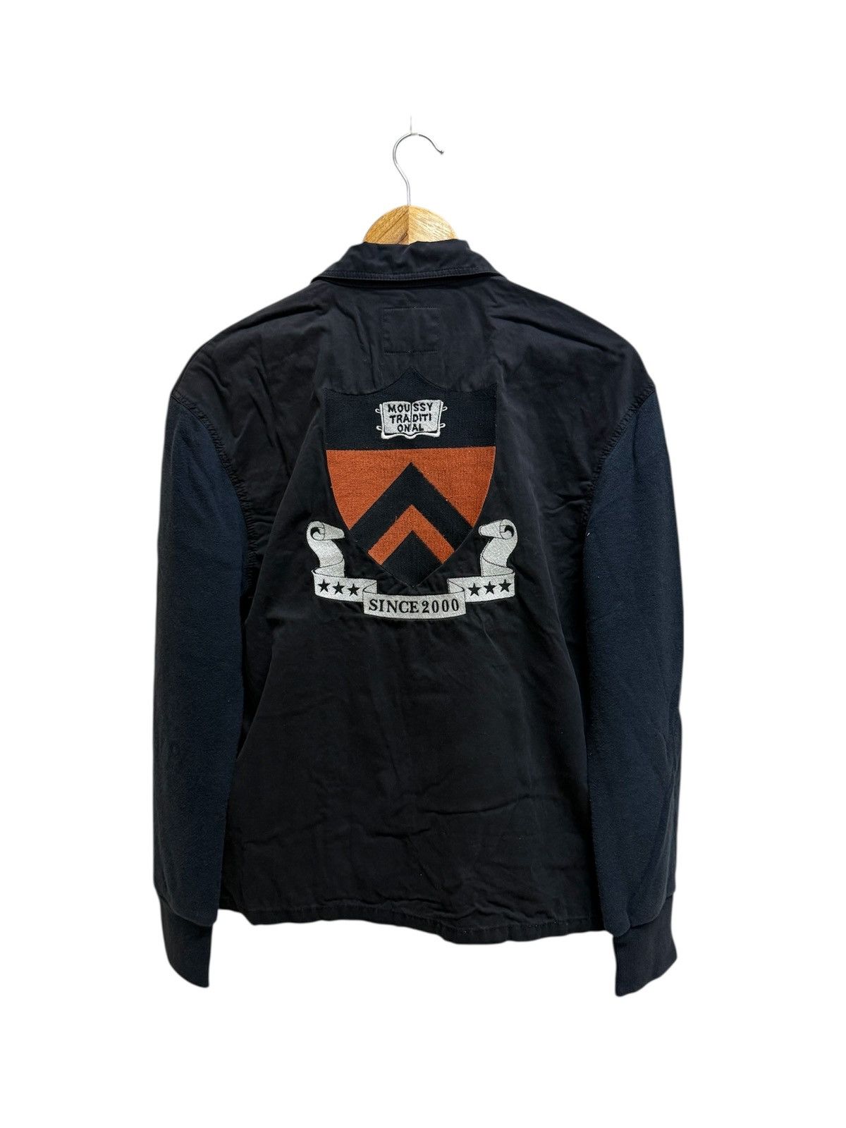 MOUSSY Moussy shirt jacket mixed material with tiger embroidered Size S / US 4 / IT 40 - 1 Thumbnail