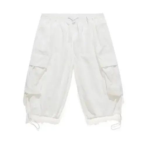 Other 21SS Tokyo Union White Multi Pockets Cargo Pants Size US 34 / EU 50 - 2 Thumbnail