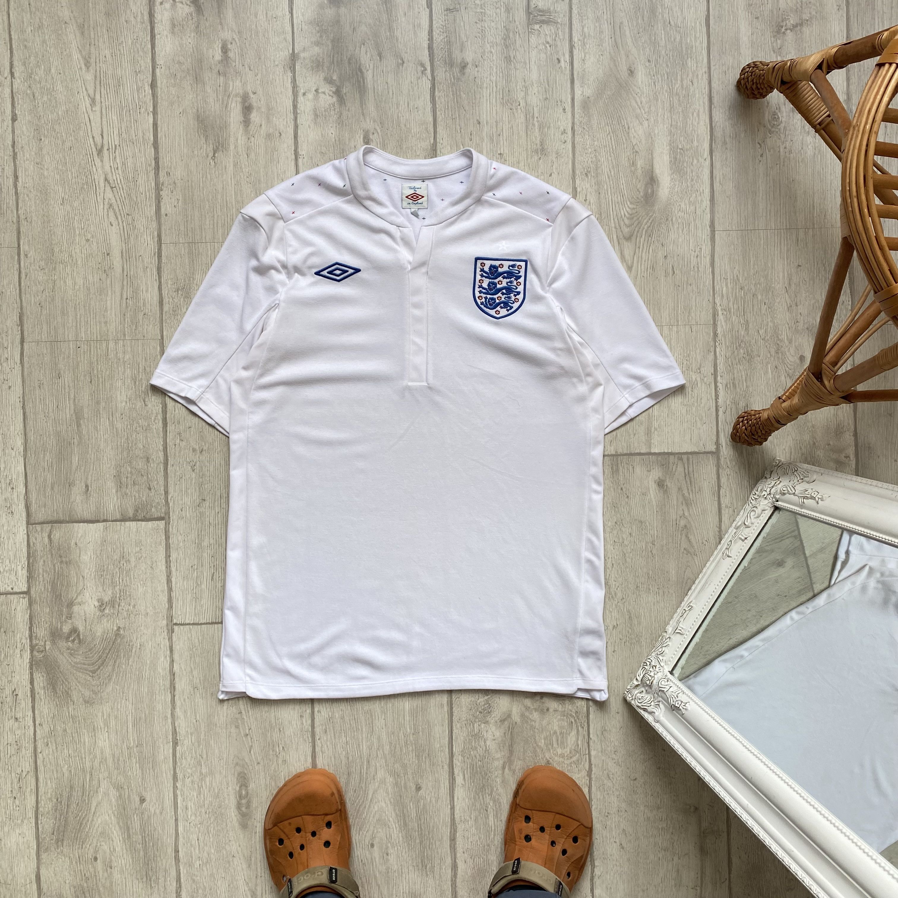 Umbro ⚽️Umbro Blockore England National Football Jersey Soccer Size US L / EU 52-54 / 3 - 1 Thumbnail