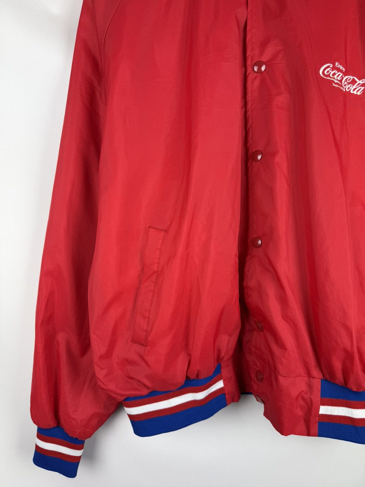 Coca Cola × Vintage DVB Enjoy Coca Cola Vintage Nylon Bomber Jacket Size XL USA Size US XL / EU 56 / 4 - 7 Thumbnail