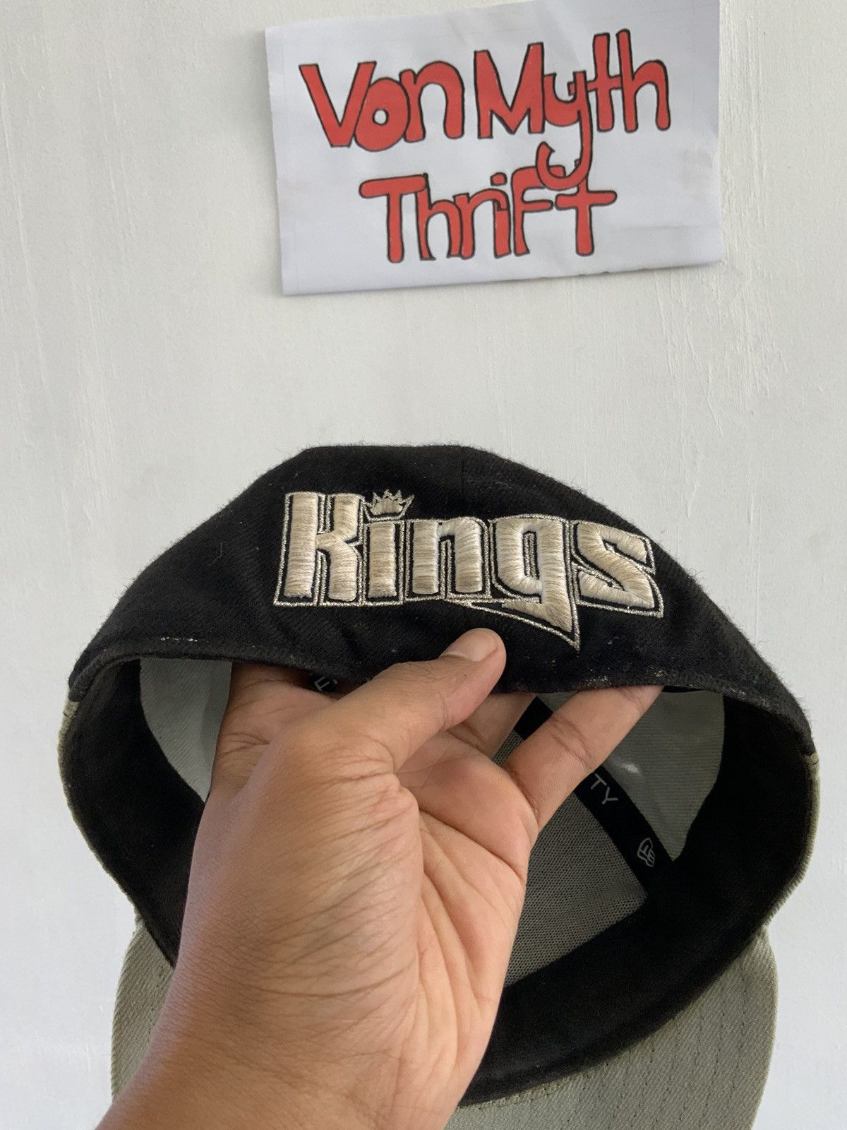 New Era New Era NBA Kings Wool Fitted Hat Size ONE SIZE - 10 Thumbnail