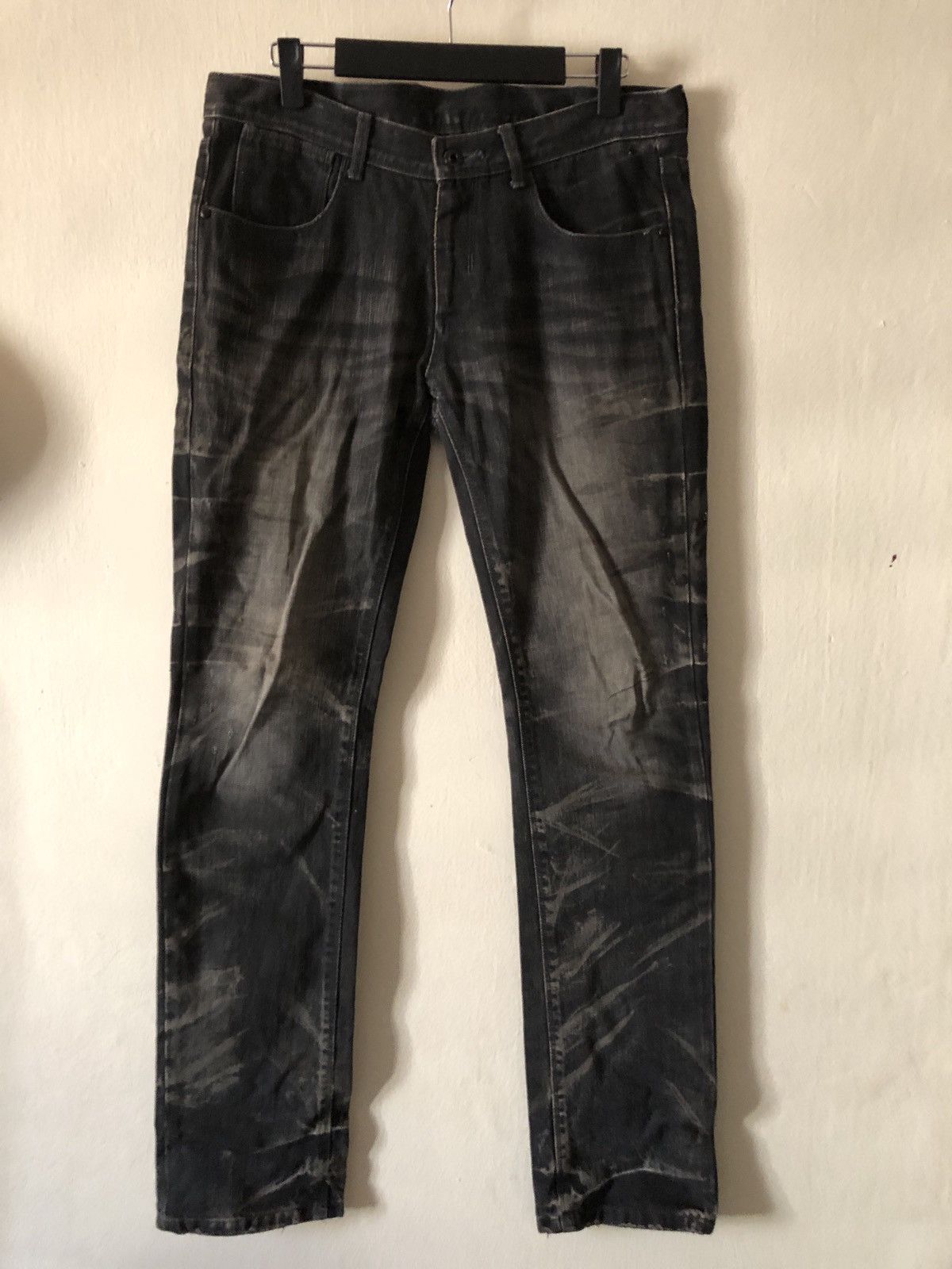 Black Barrett × Neil Barrett Black Barrett by Neil Barrett Slim Denim Jeans Size US 34 / EU 50 - 1 Thumbnail