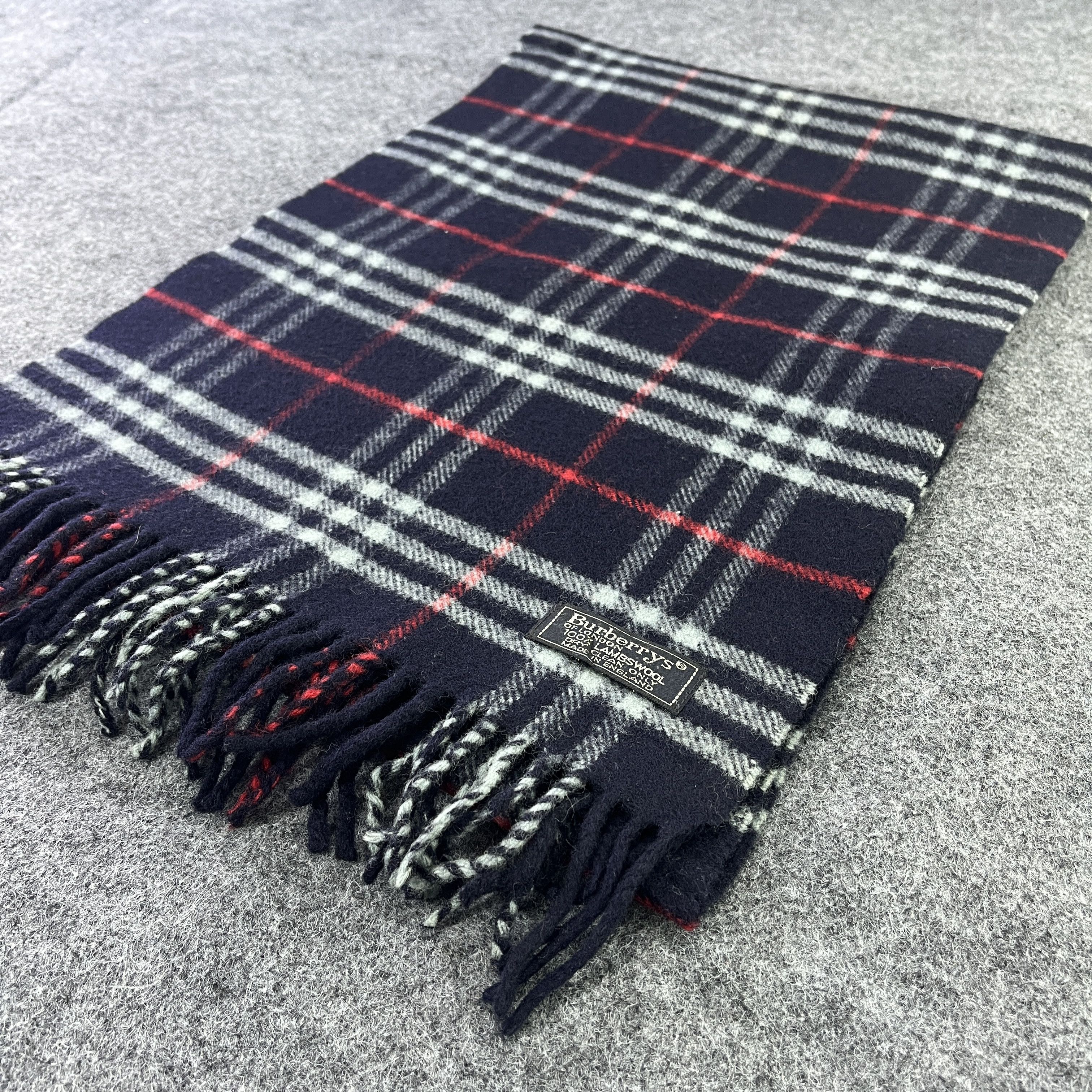 Burberry × Vintage Burberry Scarf / Muffler / Neckwear T785 Size ONE SIZE - 9 Thumbnail