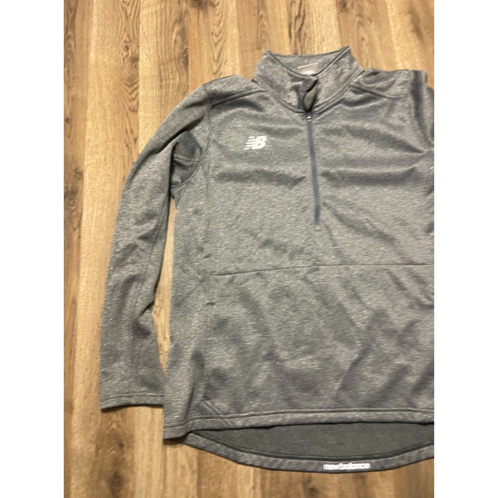 New Balance New Balance Sweater Womens Size L Gray 1/4 Zip Pullover Casual Everyday Size L / US 10 / IT 46 - 3 Thumbnail