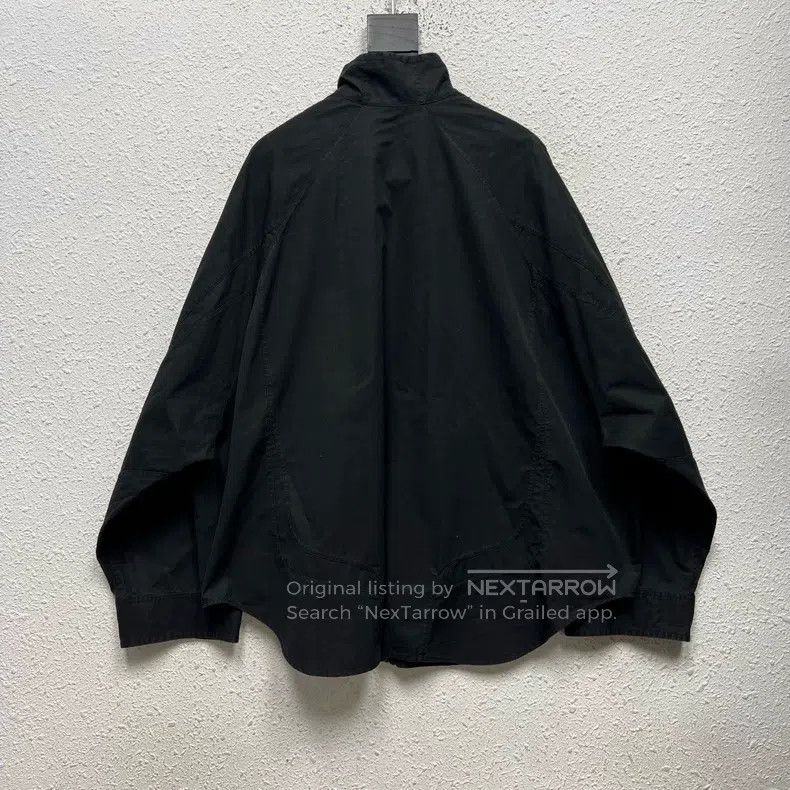 Balenciaga Balenciaga 3B Embroidered Red Logo Black Shirt Jacket Size US S / EU 44-46 / 1 - 2 Thumbnail
