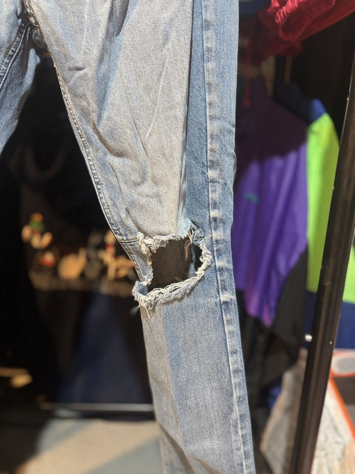 Bullhead Denim Co. 28x30 Bullhead Ripped Skinny Jeans Size US 28 / EU 44 - 3 Thumbnail