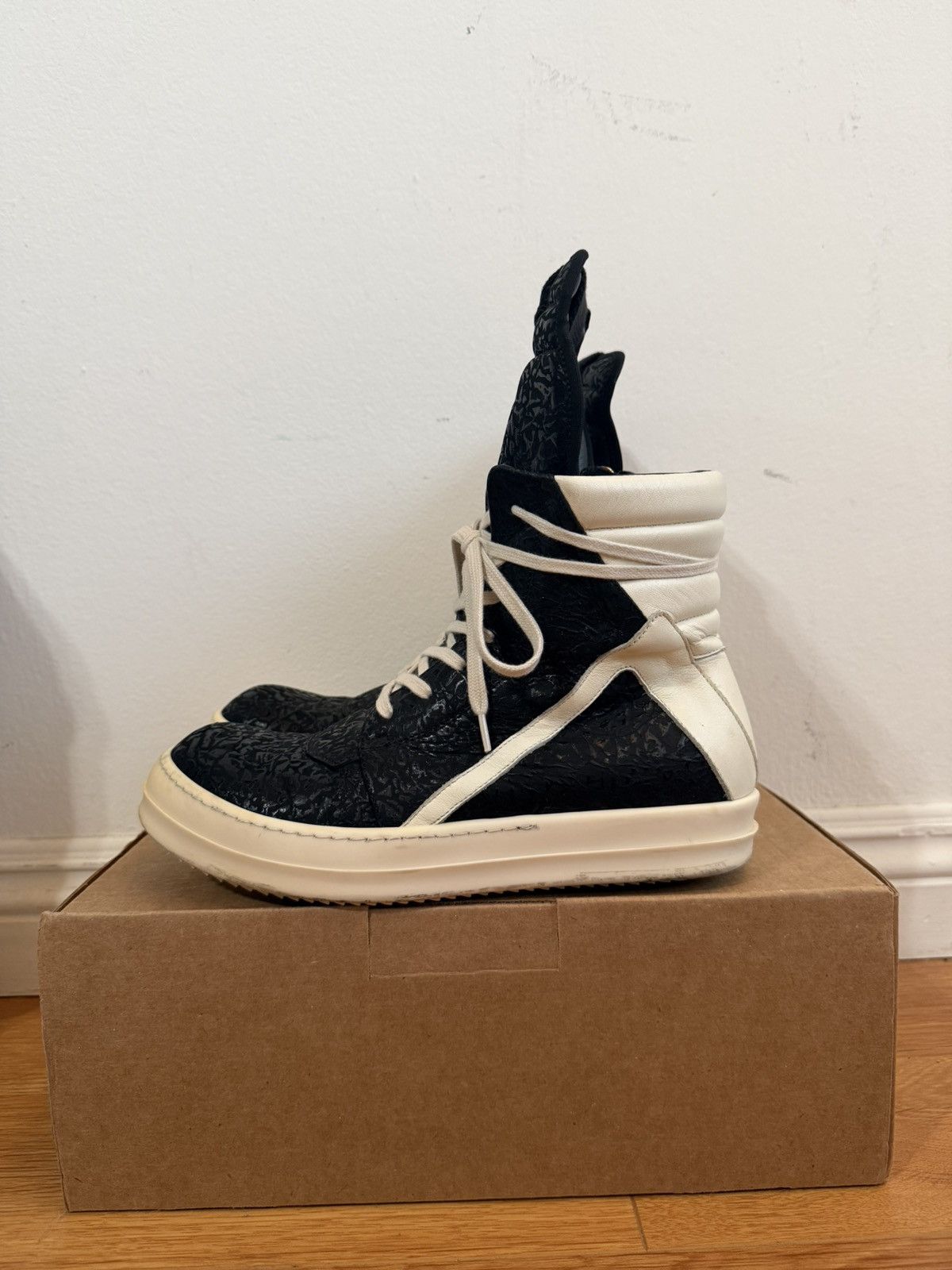 Rick Owens GeoBascket Size US 7 / EU 40 - 1 Thumbnail