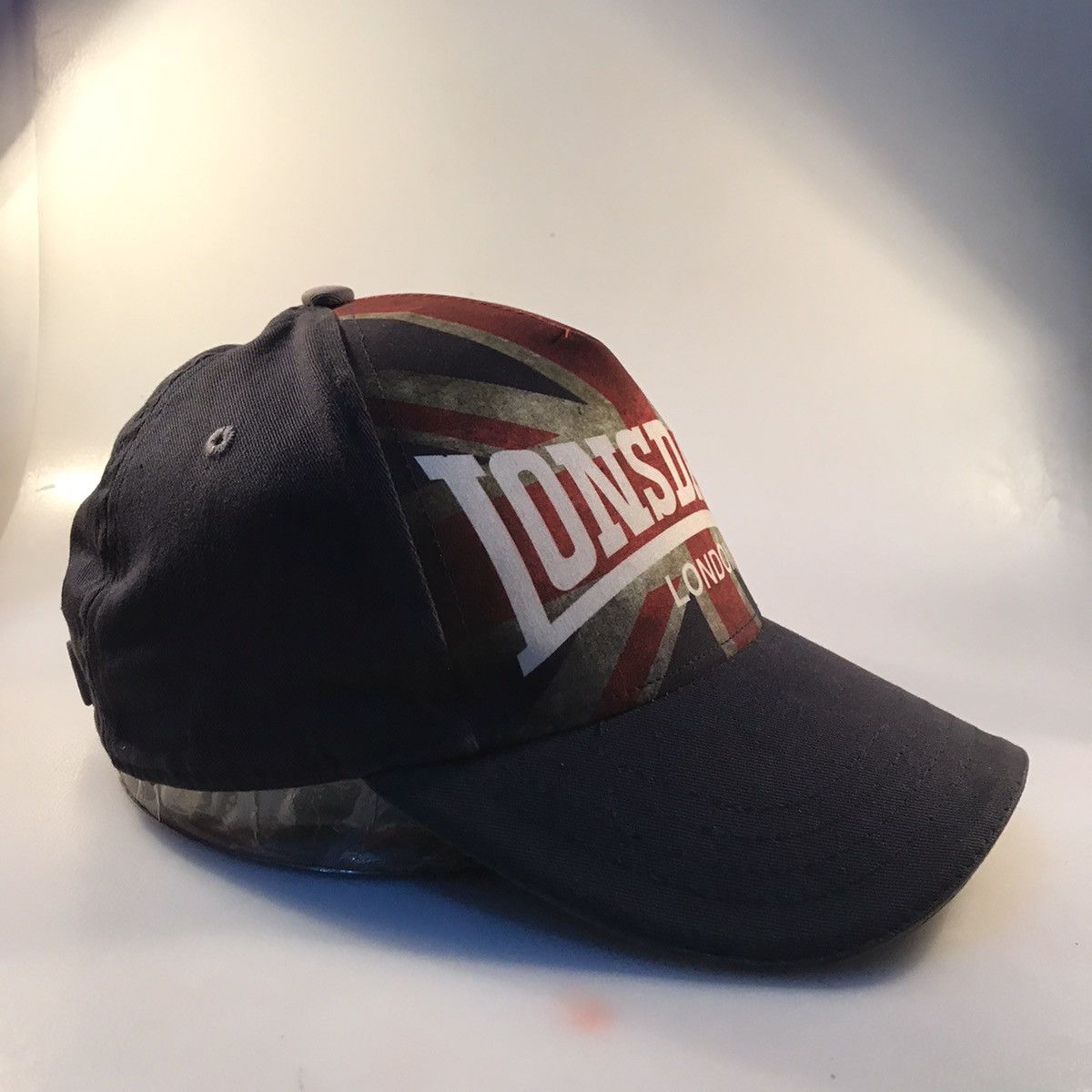Lonsdale × Vintage Lonsdale Snapback unionjack brittain flag baseball cap OSFA Size ONE SIZE - 12 Thumbnail
