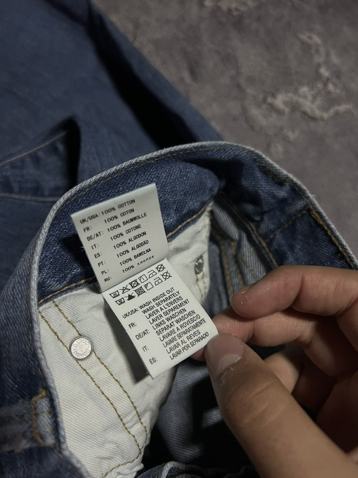 Edwin Edwin Vintage Selvedge Denim Streetwear Japanese Brand Size US 36 / EU 52 - 7 Thumbnail