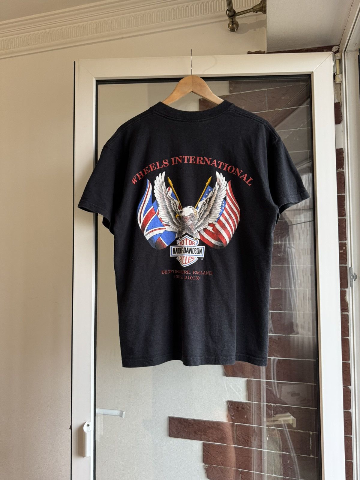 Harley Davidson 🇺🇸Vintage Harley Davidson made in USA tshirt Eange Logo Size US XL / EU 56 / 4 - 10 Thumbnail
